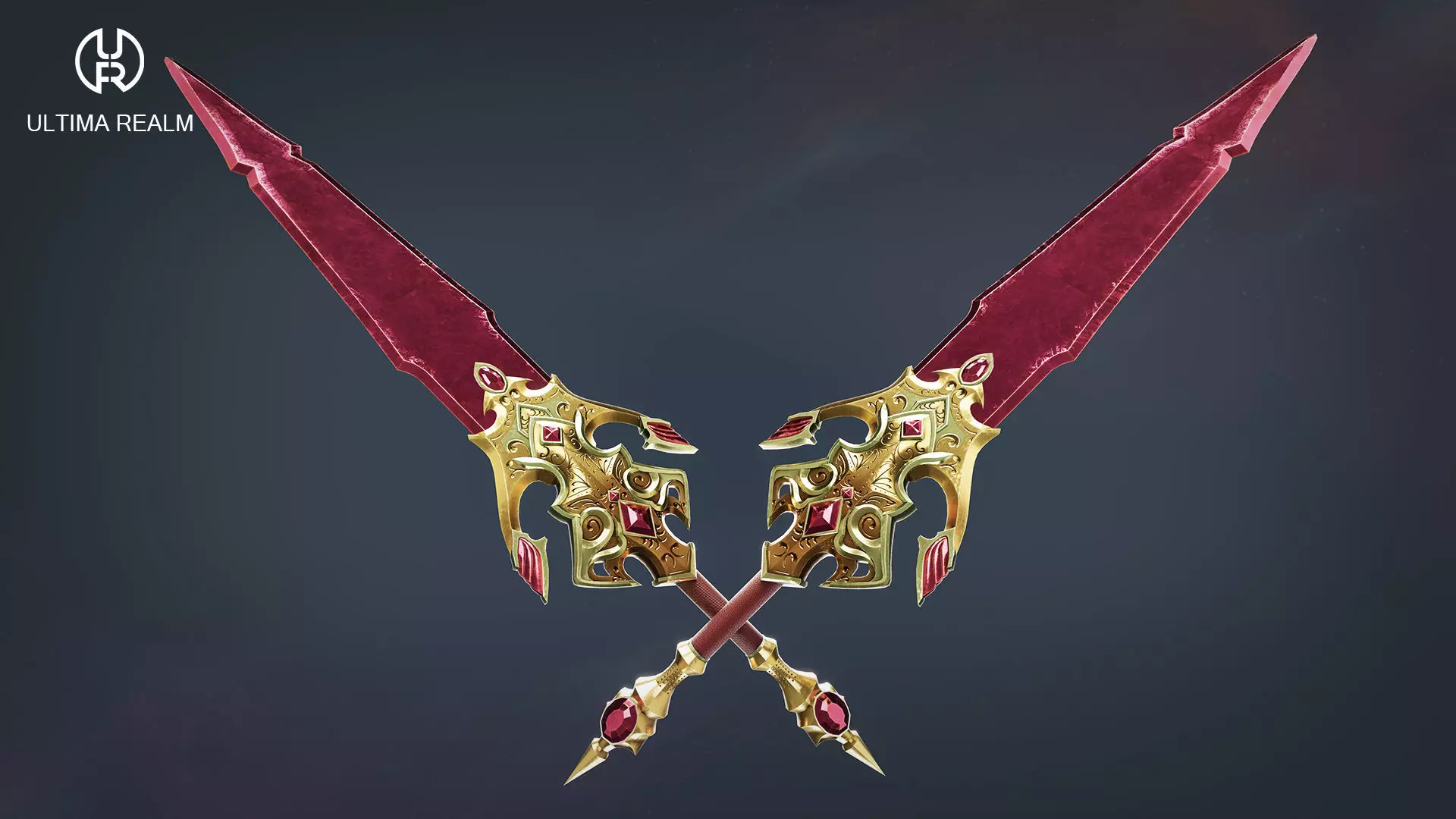 Fantasy Dagger Low-poly 3D model_0