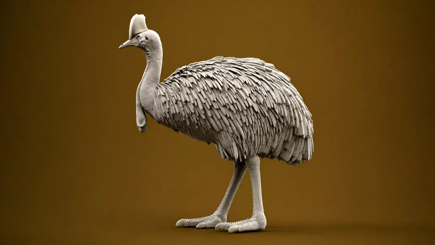 Cassowary 3D print model