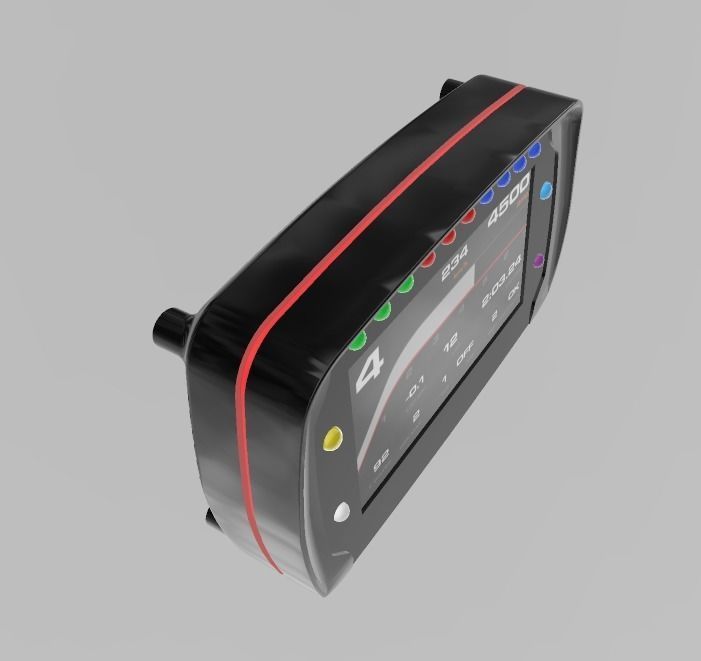 Racing EFI Dash Display for Scale autos and dioramas 3D print model_6