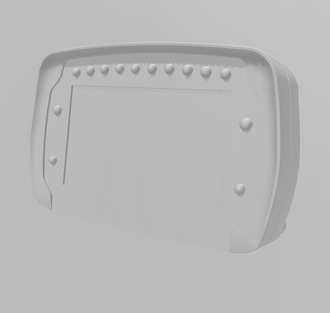 Racing EFI Dash Display for Scale autos and dioramas 3D print model_8