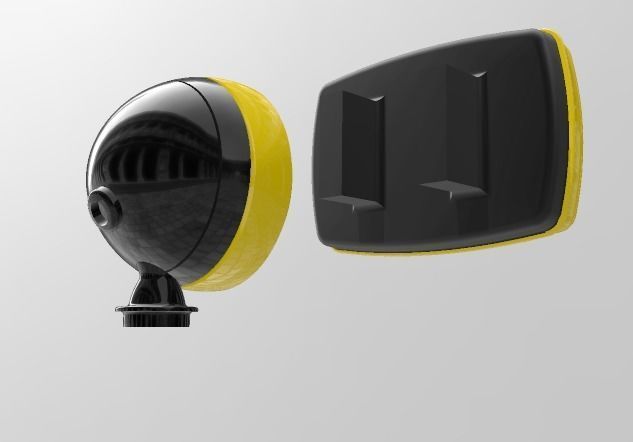 KC Lights for Marty McFly Hilux from Back to the Future 3D print model_5