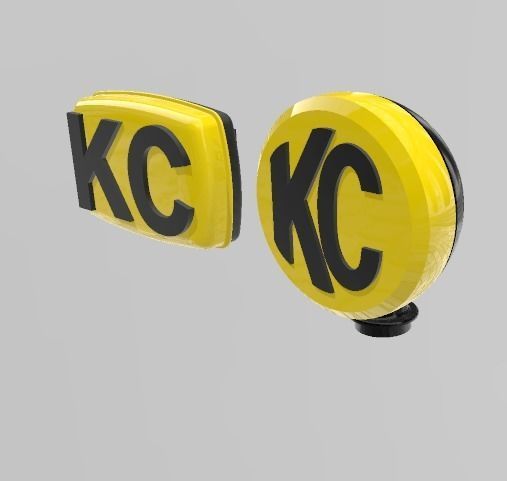 KC Lights for Marty McFly Hilux from Back to the Future 3D print model_1