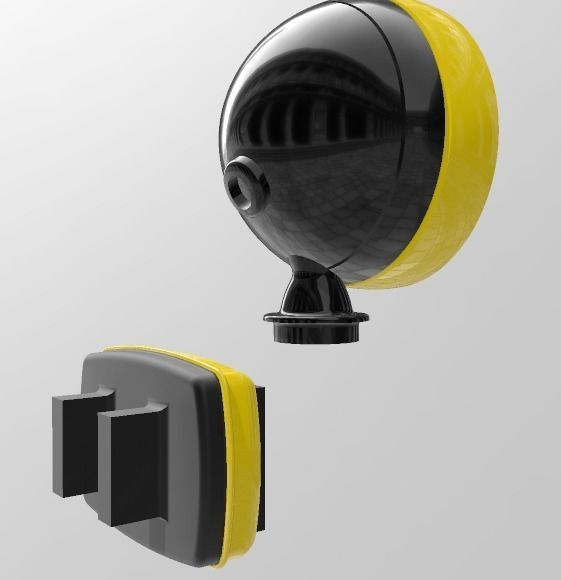 KC Lights for Marty McFly Hilux from Back to the Future 3D print model_3