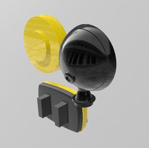 KC Lights for Marty McFly Hilux from Back to the Future 3D print model_4