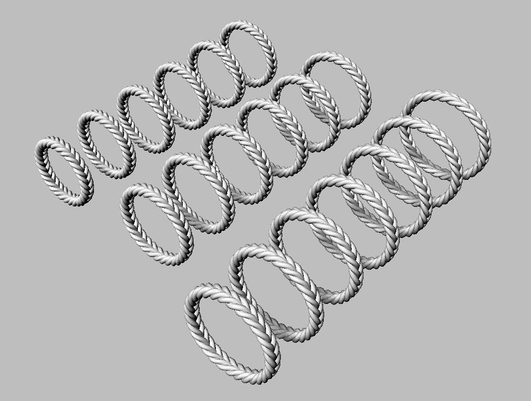 Braided Wedding Band 3D print model_14
