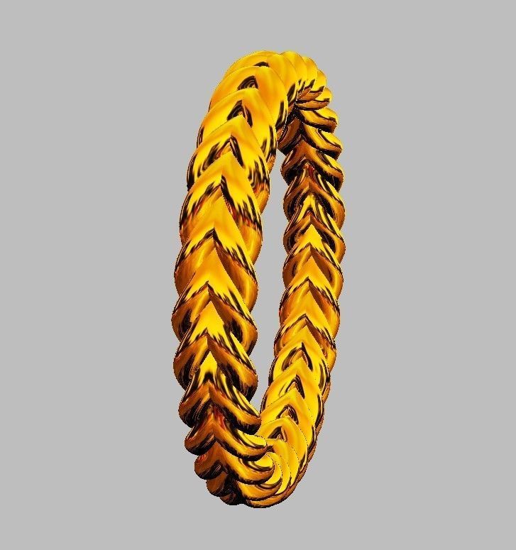 Braided Wedding Band 3D print model_25