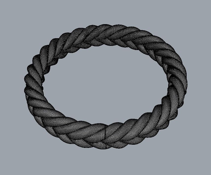 Braided Wedding Band 3D print model_28