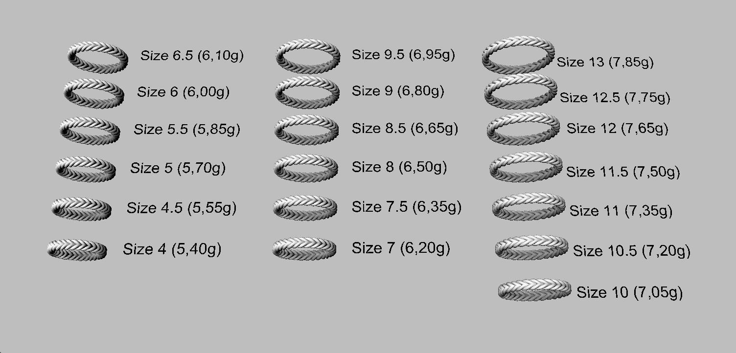 Braided Wedding Band 3D print model_11