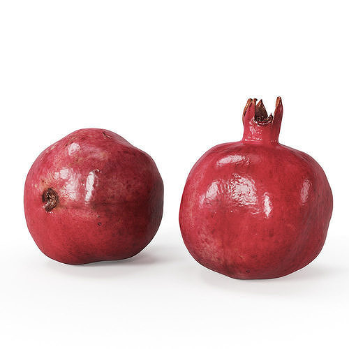 Pomegranate 3D model 3