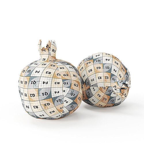 Pomegranate 3D model 7