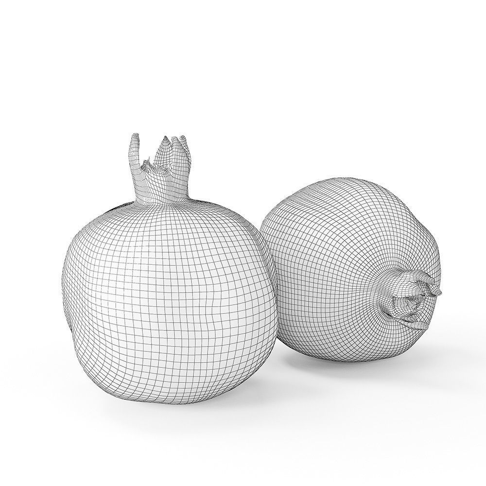 Pomegranate 3D model_7