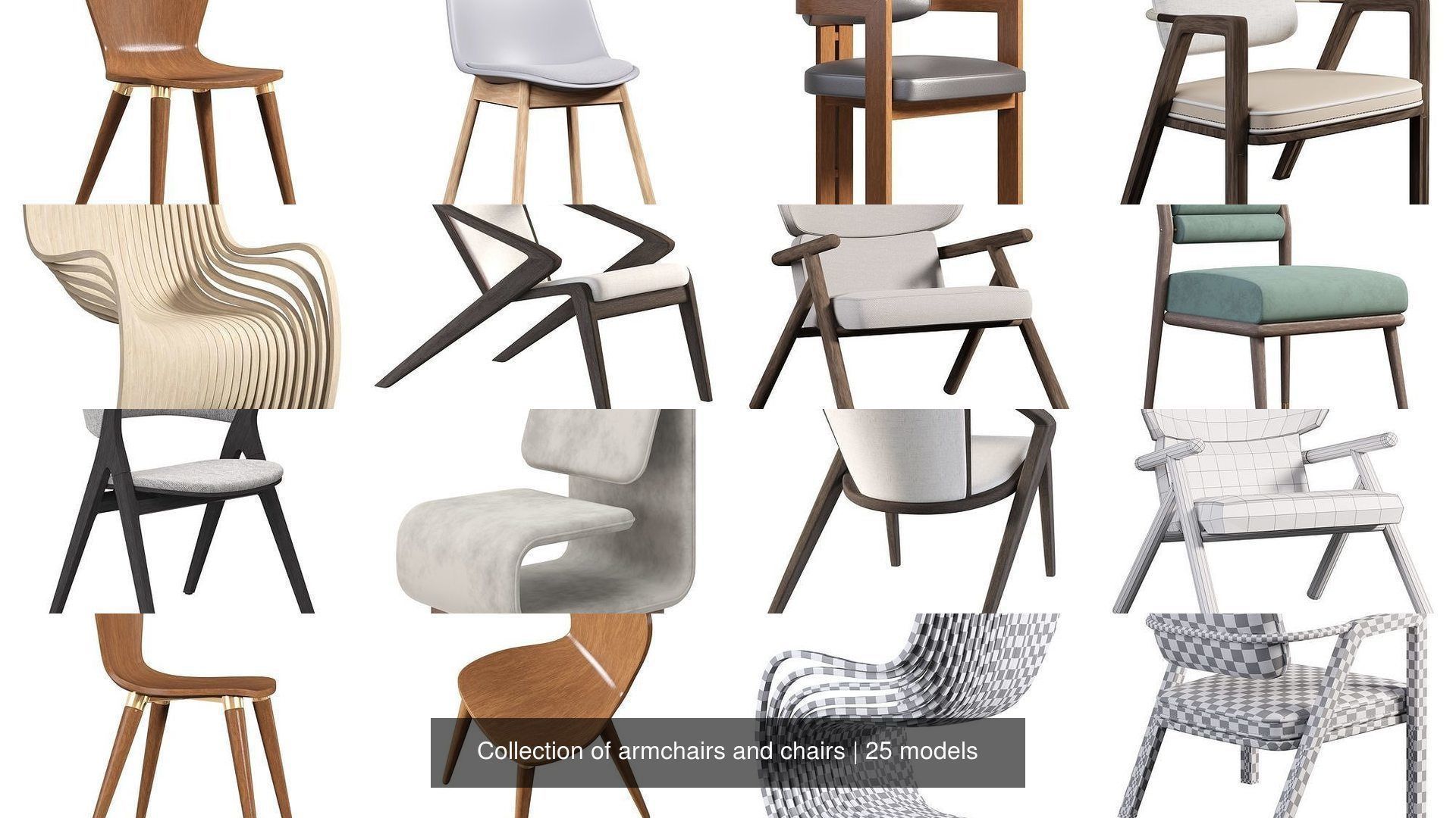 Collection of armchairs and chairs _5