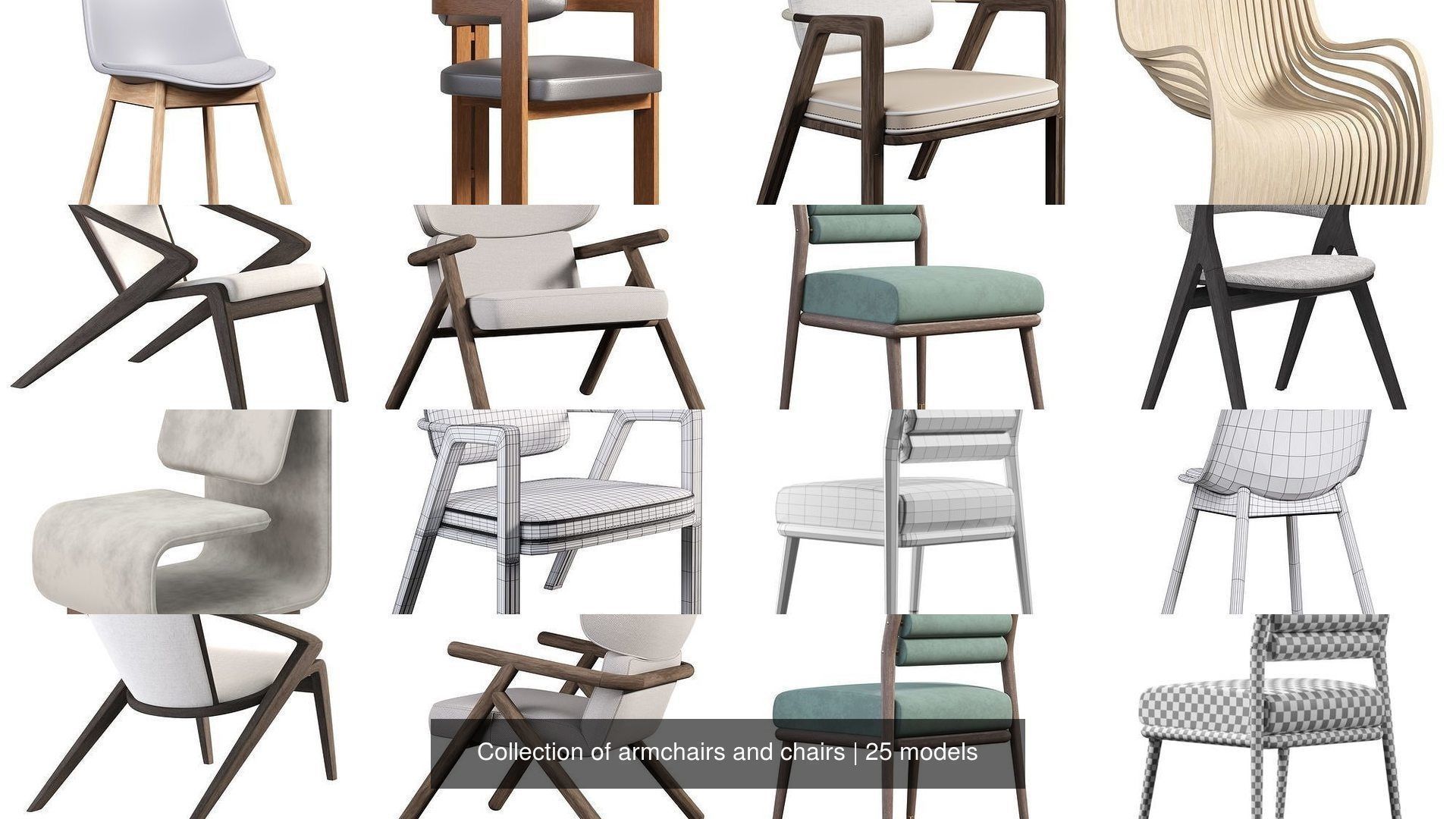 Collection of armchairs and chairs _4