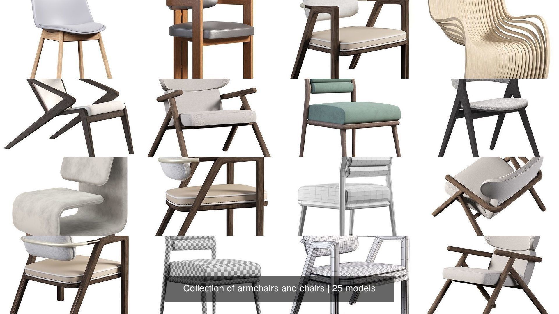 Collection of armchairs and chairs _3