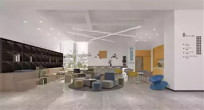 Area Modern Office Rest