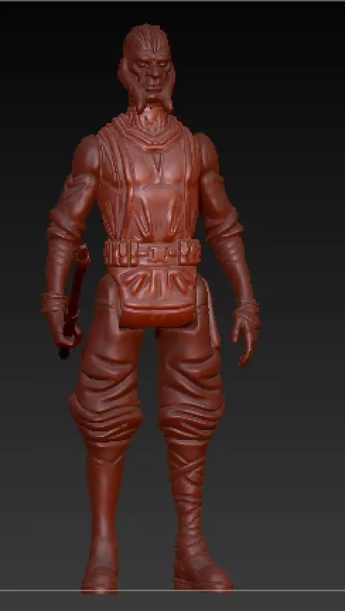 Articulated shydopp speeder and soldiers 3D print model_0