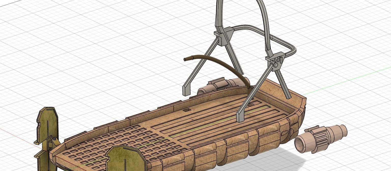 Articulated shydopp speeder and soldiers 3D print model_9