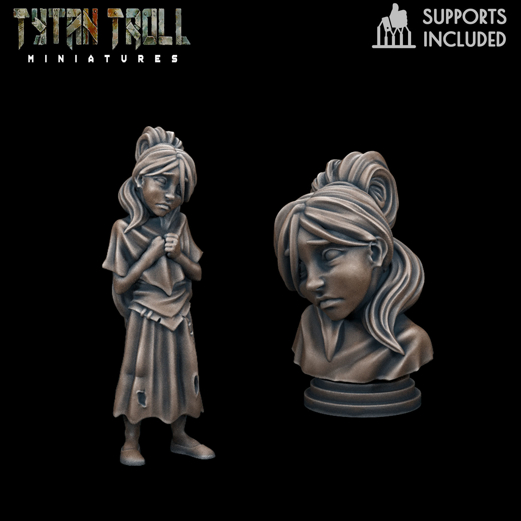 Curse of Strahd 07 Mini Bust Pack - Pre-Supported 3D print model_5
