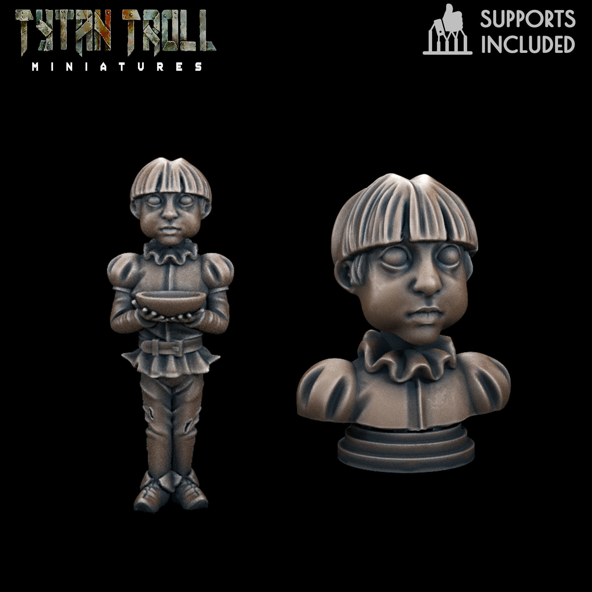 Curse of Strahd 07 Mini Bust Pack - Pre-Supported 3D print model_6