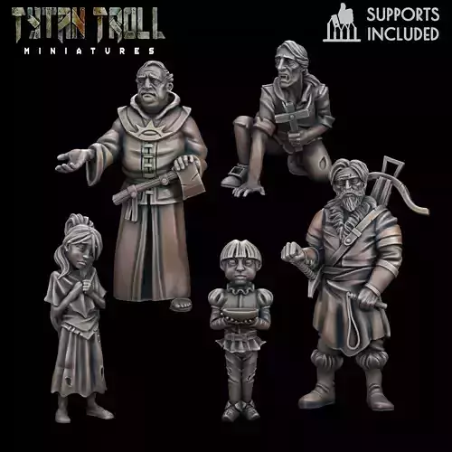 Curse of Strahd 07 Mini Bust Pack - Pre-Supported