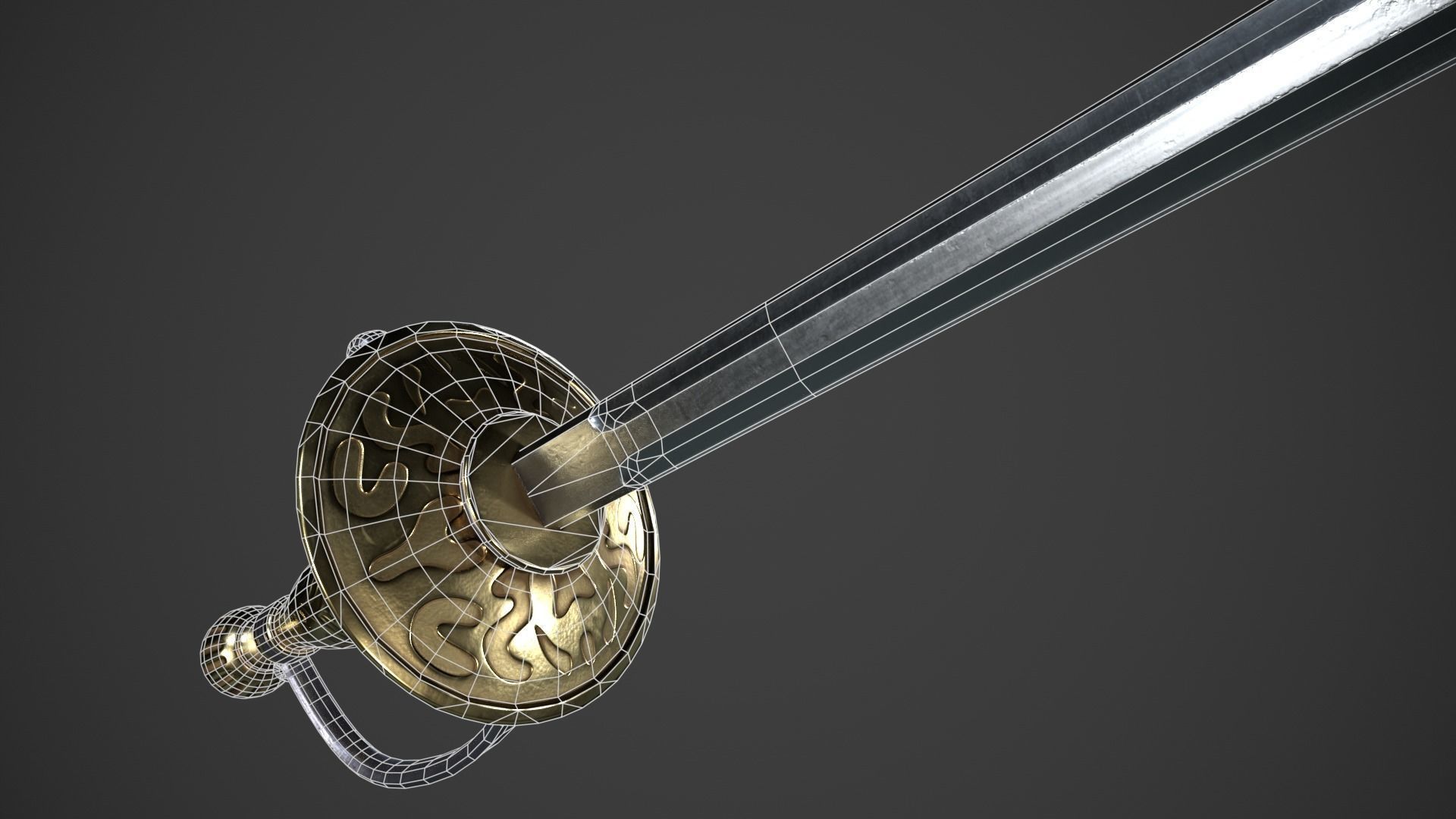Fantasy Skewer Low-poly 3D model_17