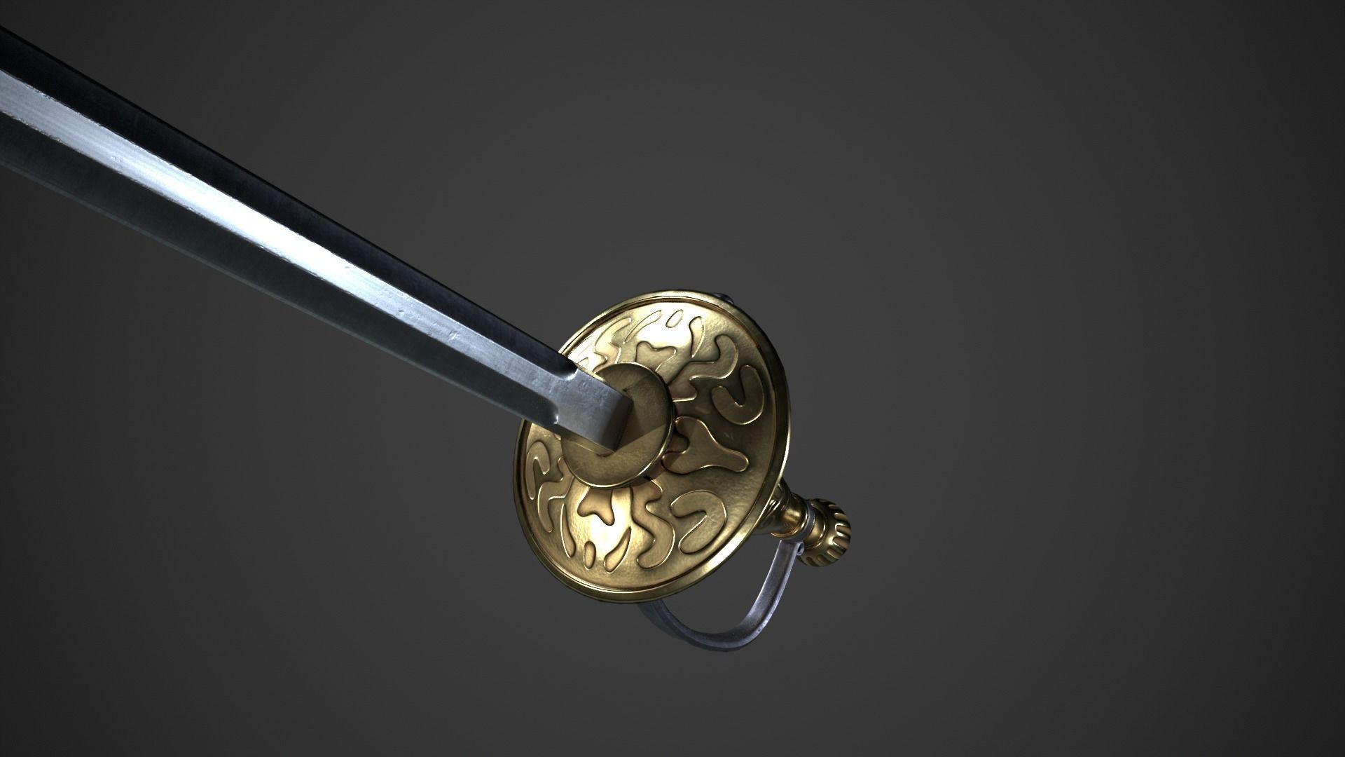 Fantasy Skewer Low-poly 3D model_15