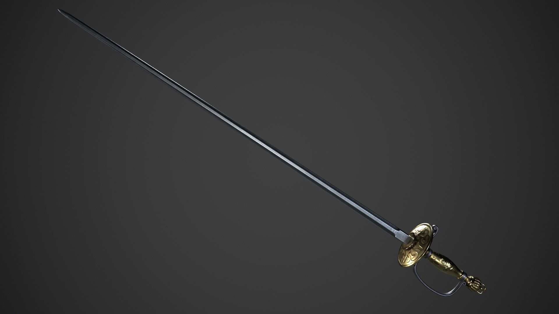 Fantasy Skewer Low-poly 3D model_7