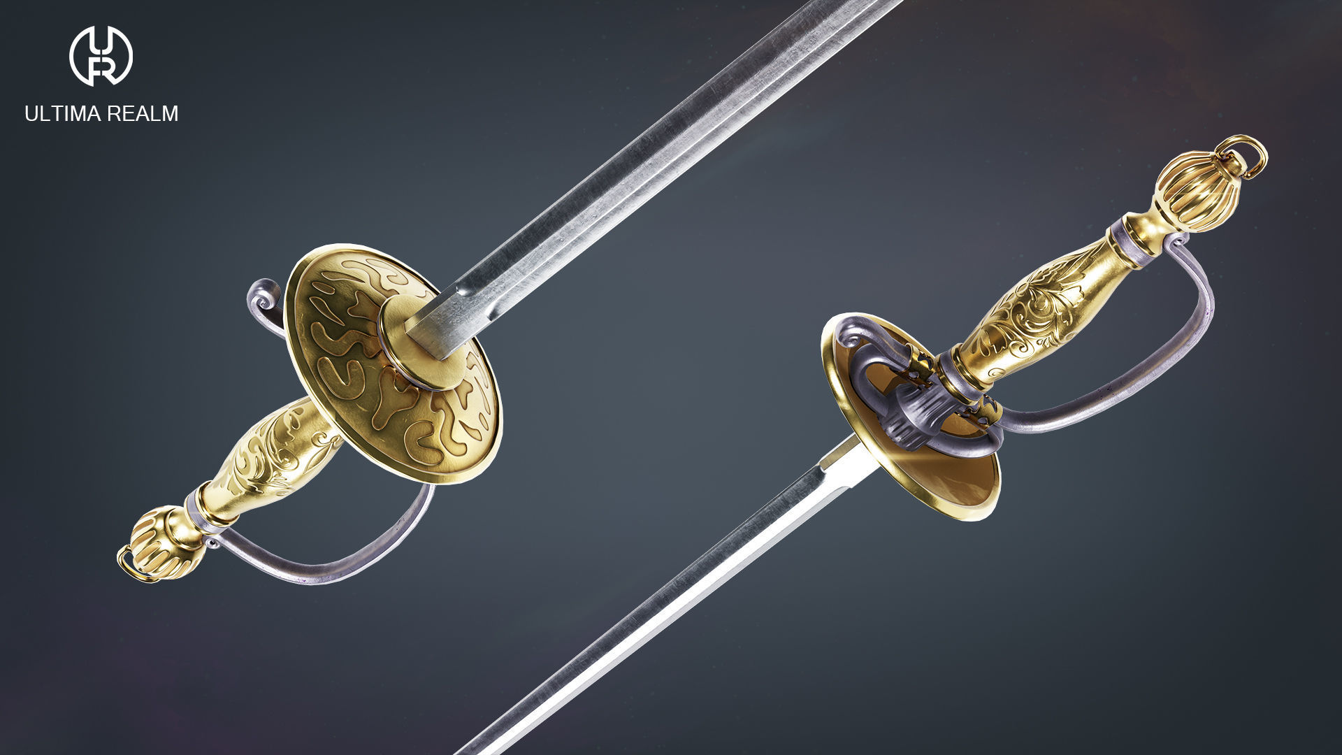 Fantasy Skewer Low-poly 3D model_4