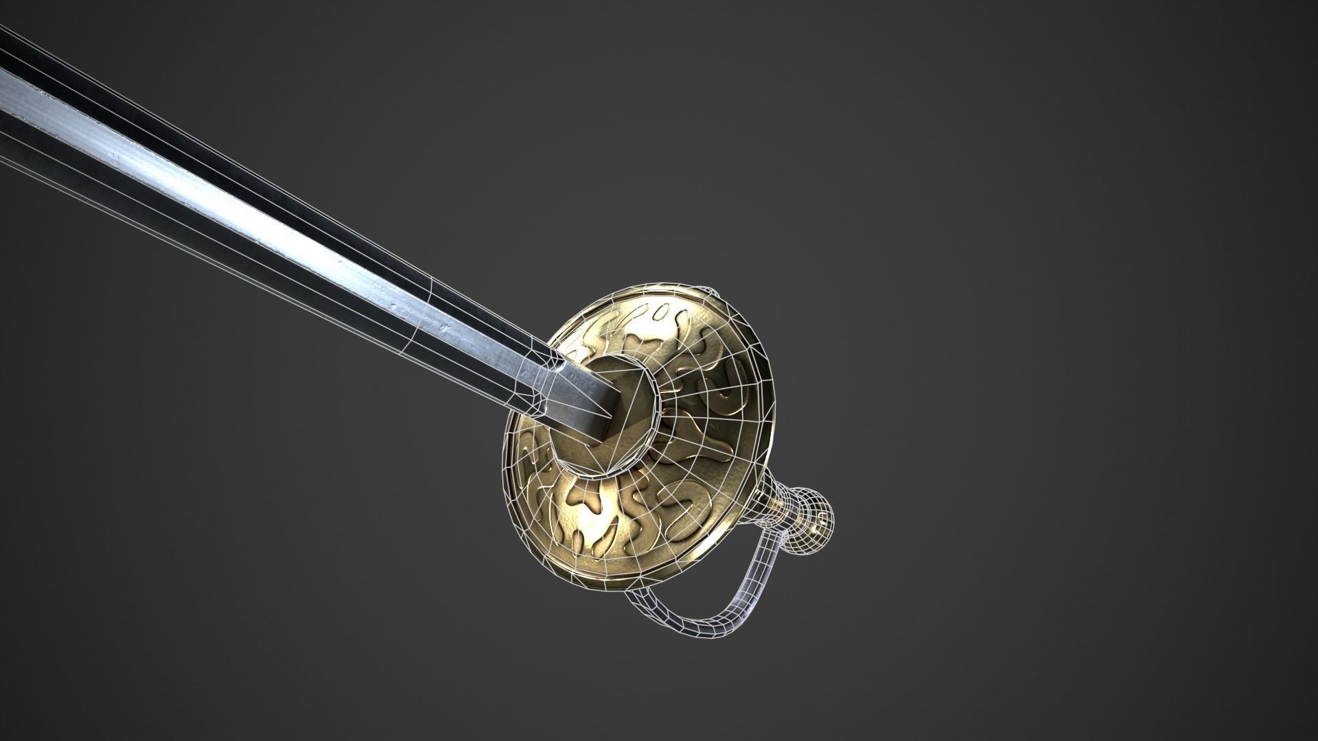 Fantasy Skewer Low-poly 3D model_19