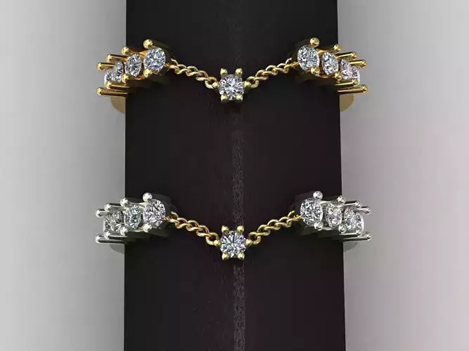 solitaire wedding engagemet eternity ring 3D print model