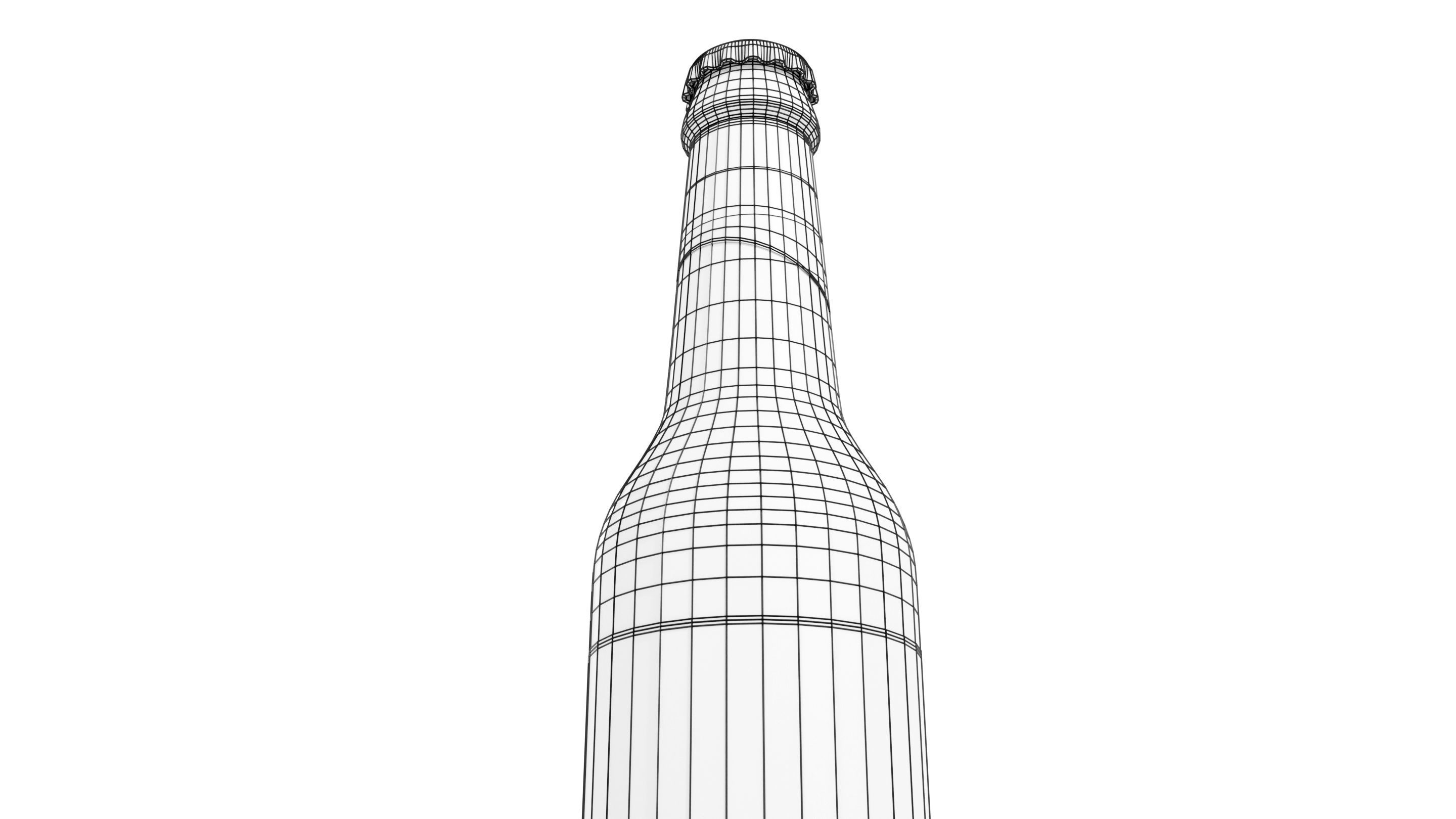 Generic Beer Bottle 3D model_18