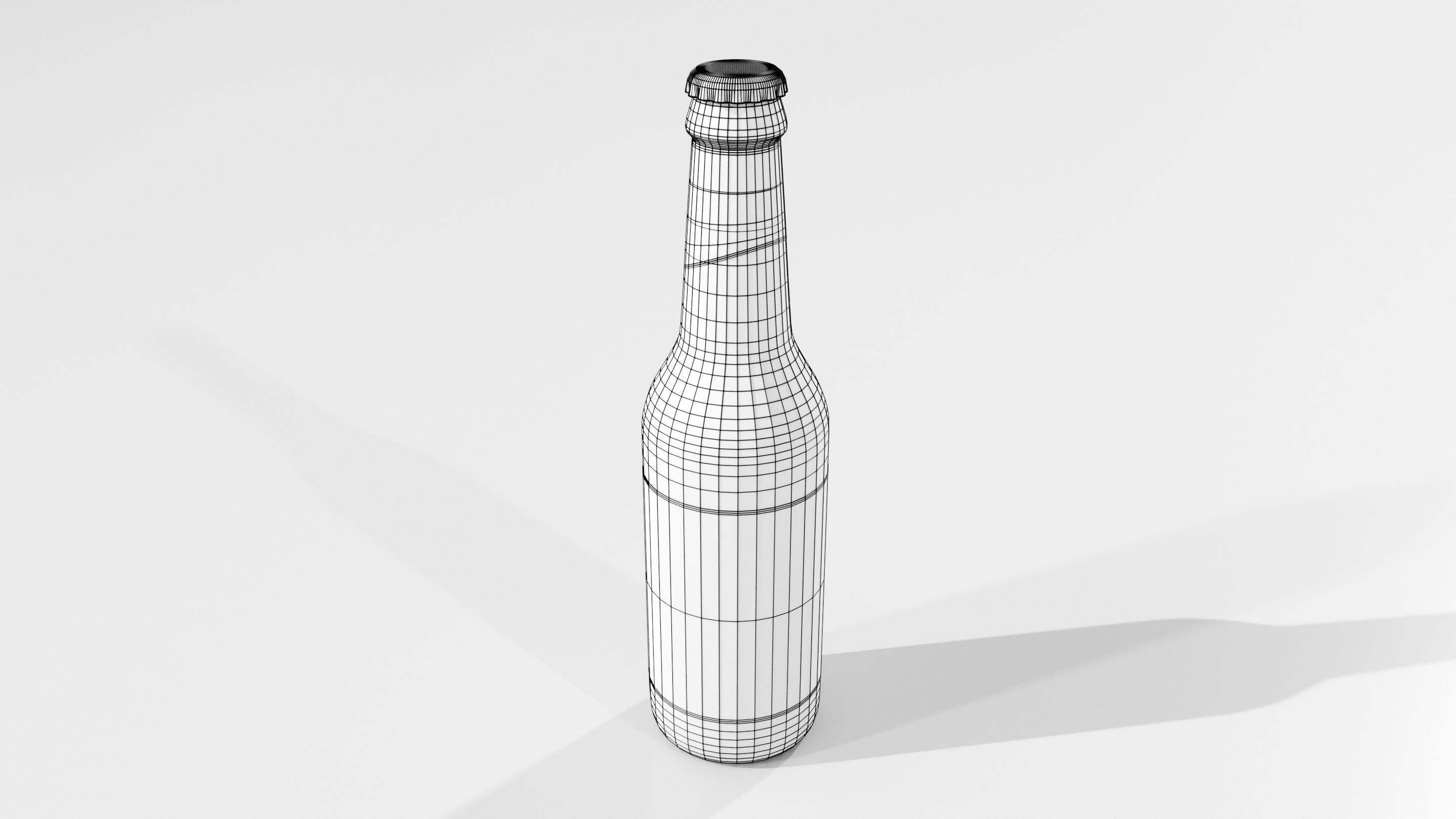 Generic Beer Bottle 3D model_14