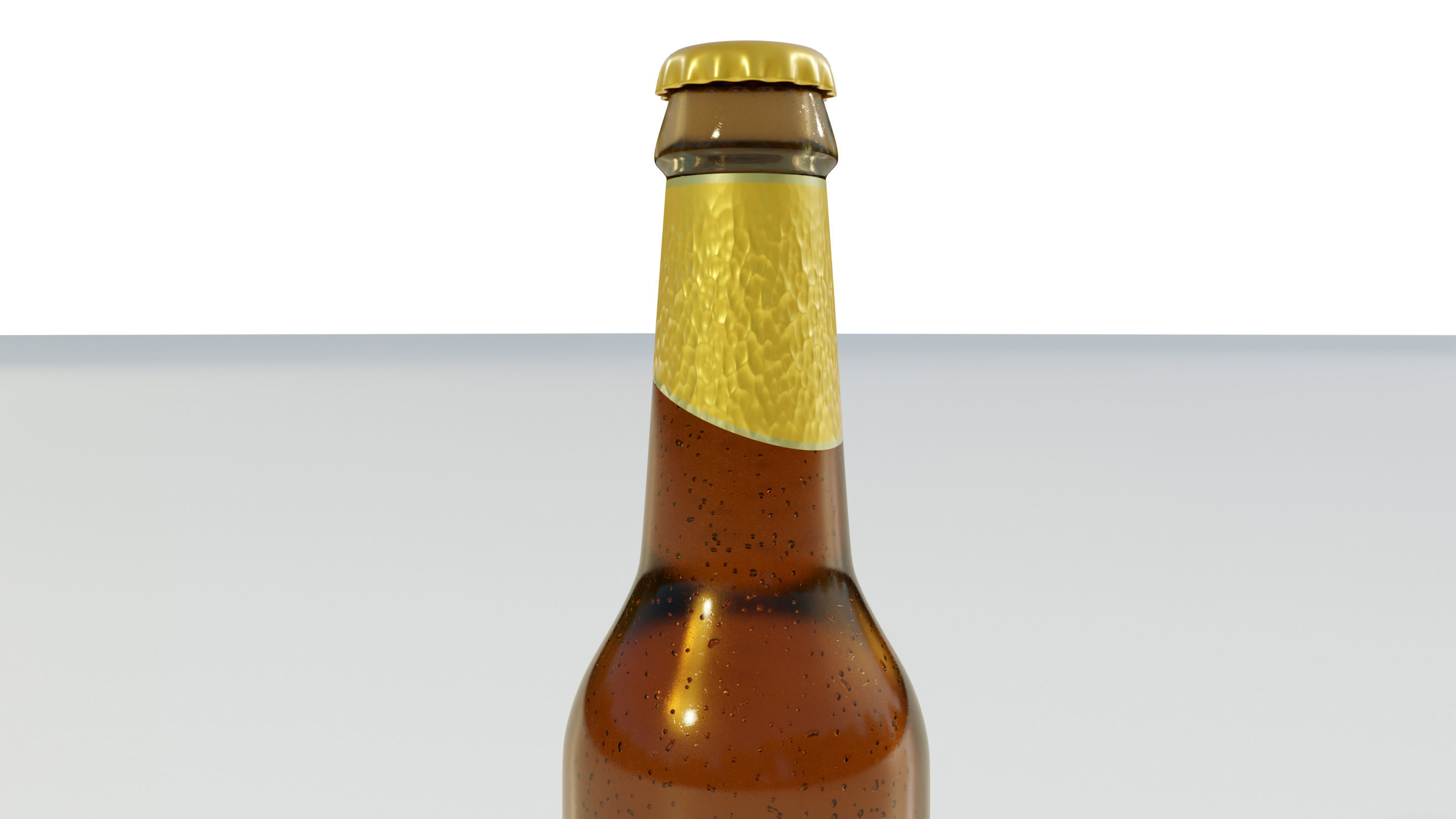 Generic Beer Bottle 3D model_7