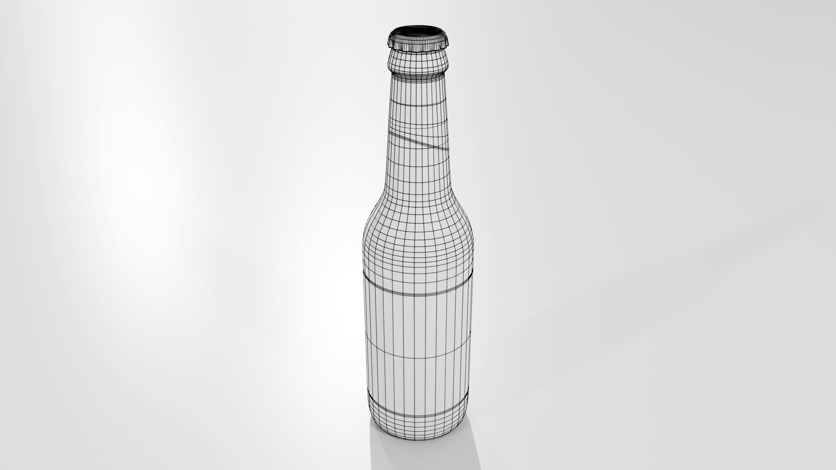 Generic Beer Bottle 3D model_15