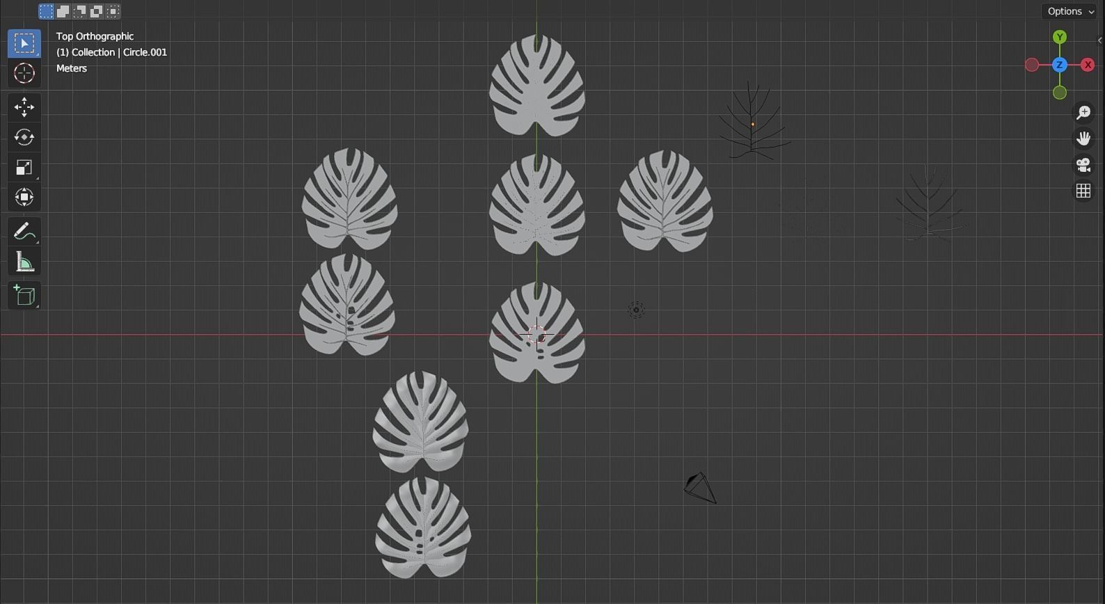 Monstera Plant 3D model_10