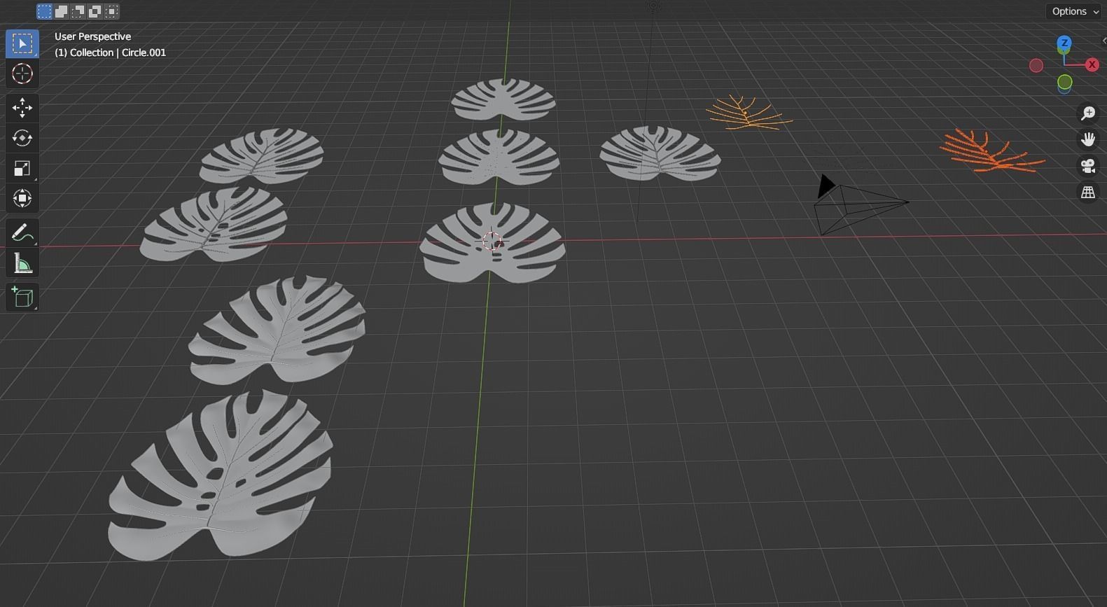 Monstera Plant 3D model_11