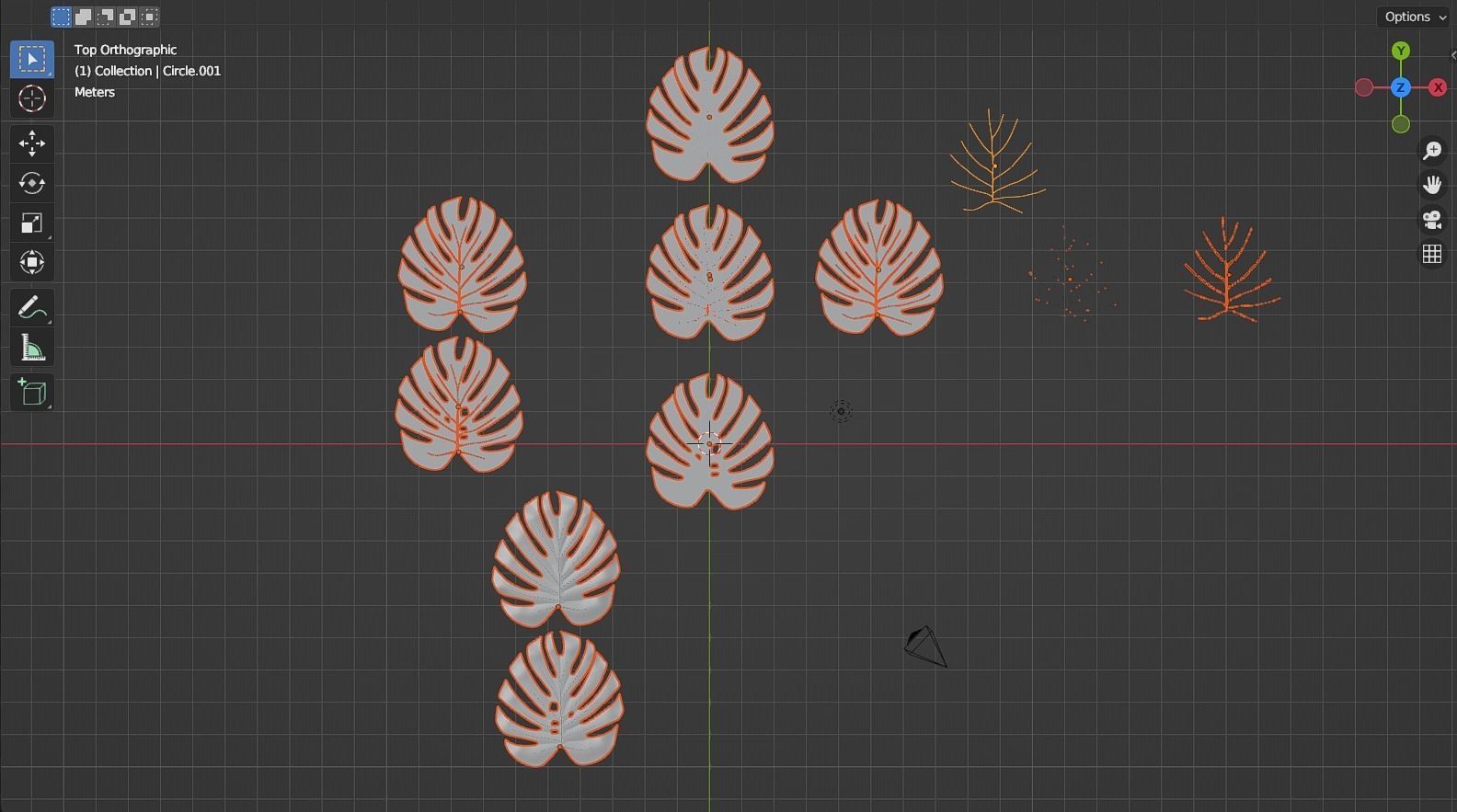 Monstera Plant 3D model_9