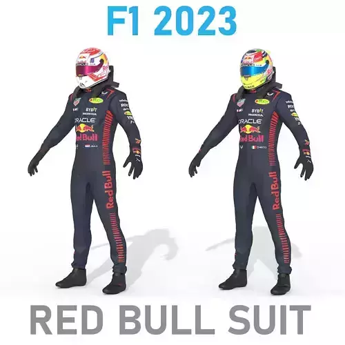 F1 Red Bull Suit 2023 3D model