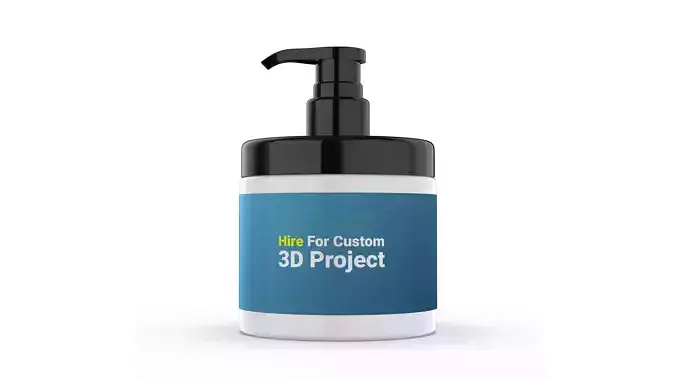 Soap Dispenser Bottle  Low-poly 3D model