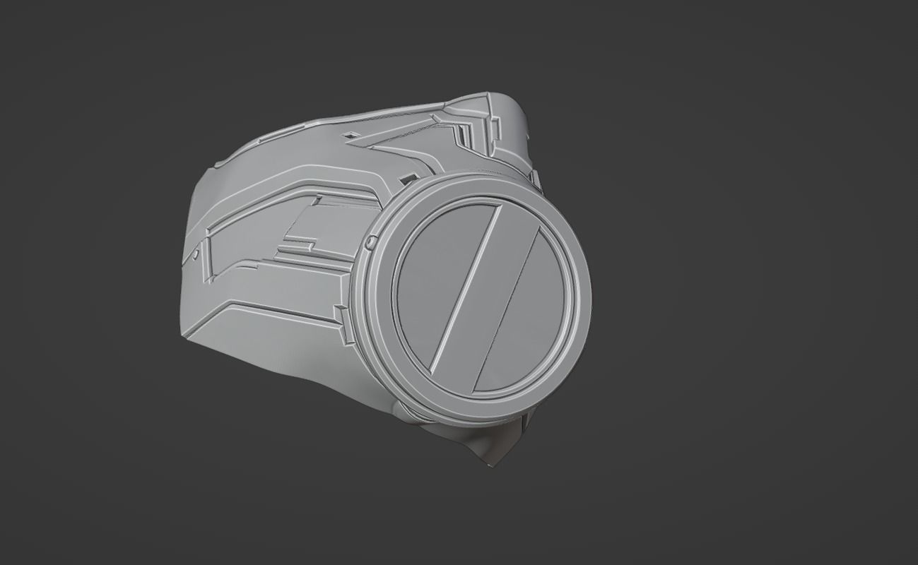Smoke mask from MK1 - Undercover 3D print model_16