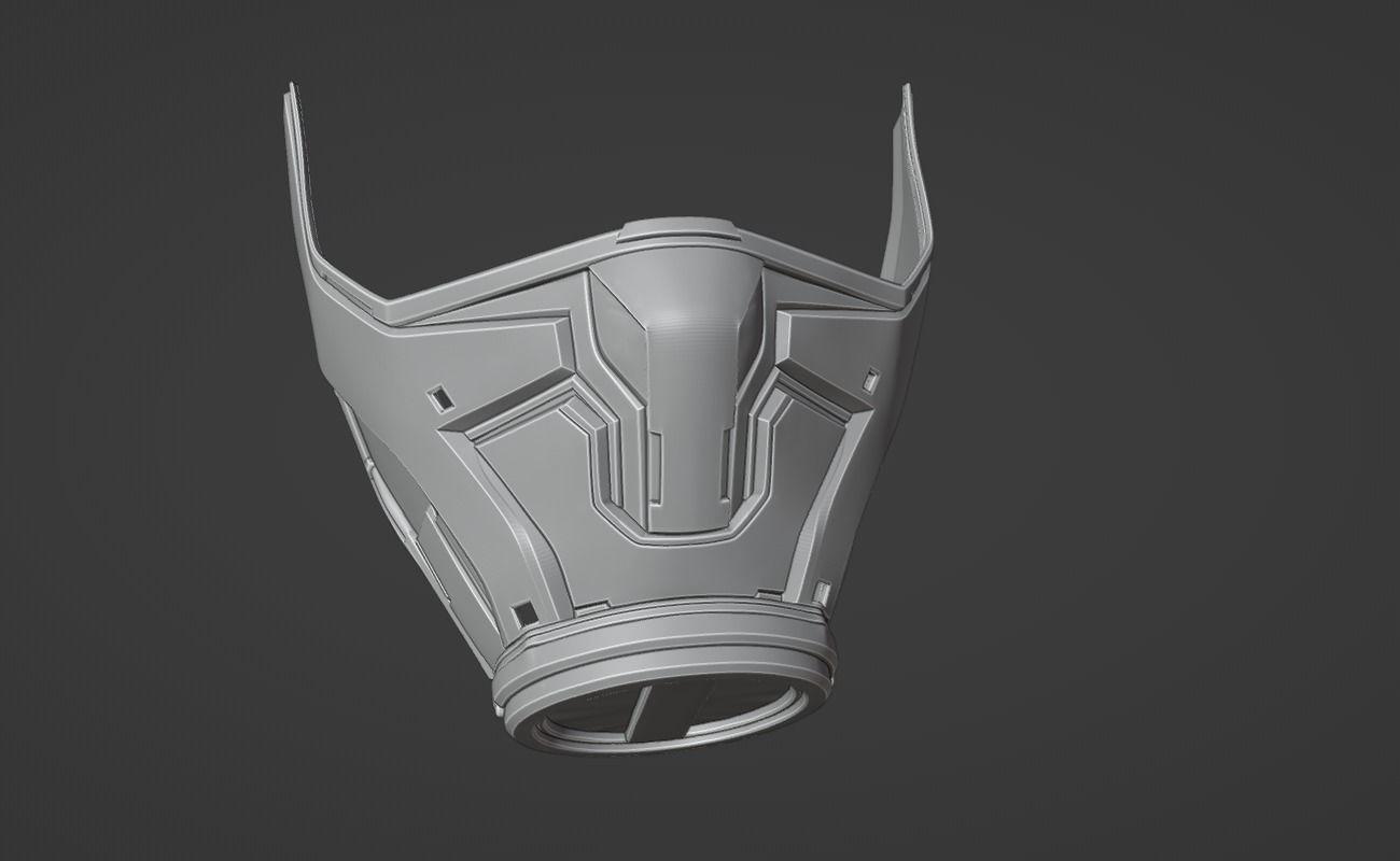 Smoke mask from MK1 - Undercover 3D print model_14
