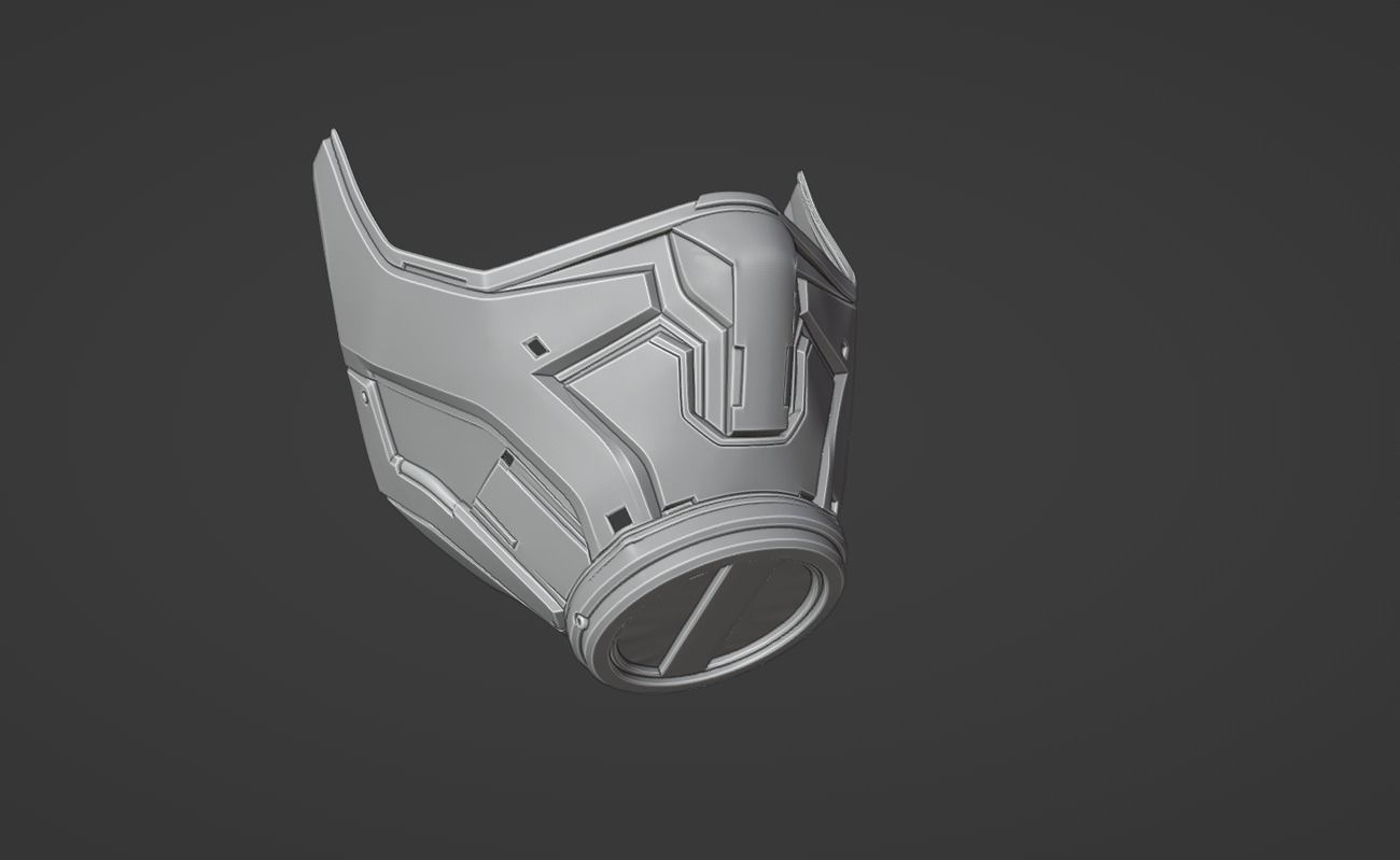 Smoke mask from MK1 - Undercover 3D print model_13