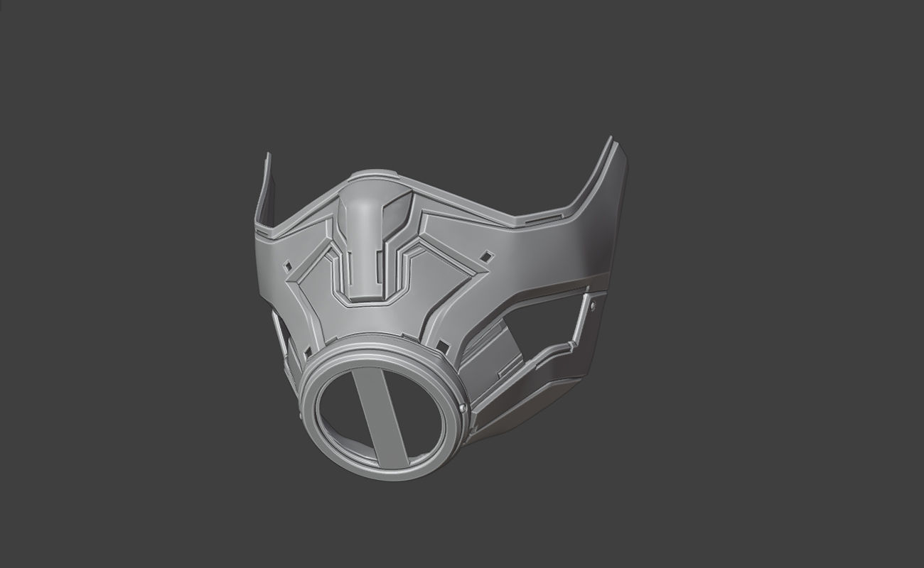 Smoke mask from MK1 - Undercover 3D print model_8
