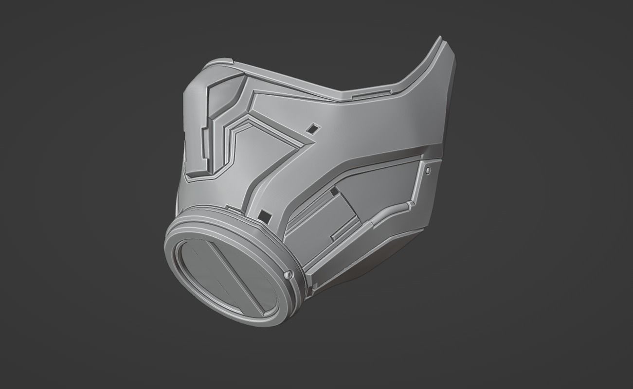 Smoke mask from MK1 - Undercover 3D print model_12