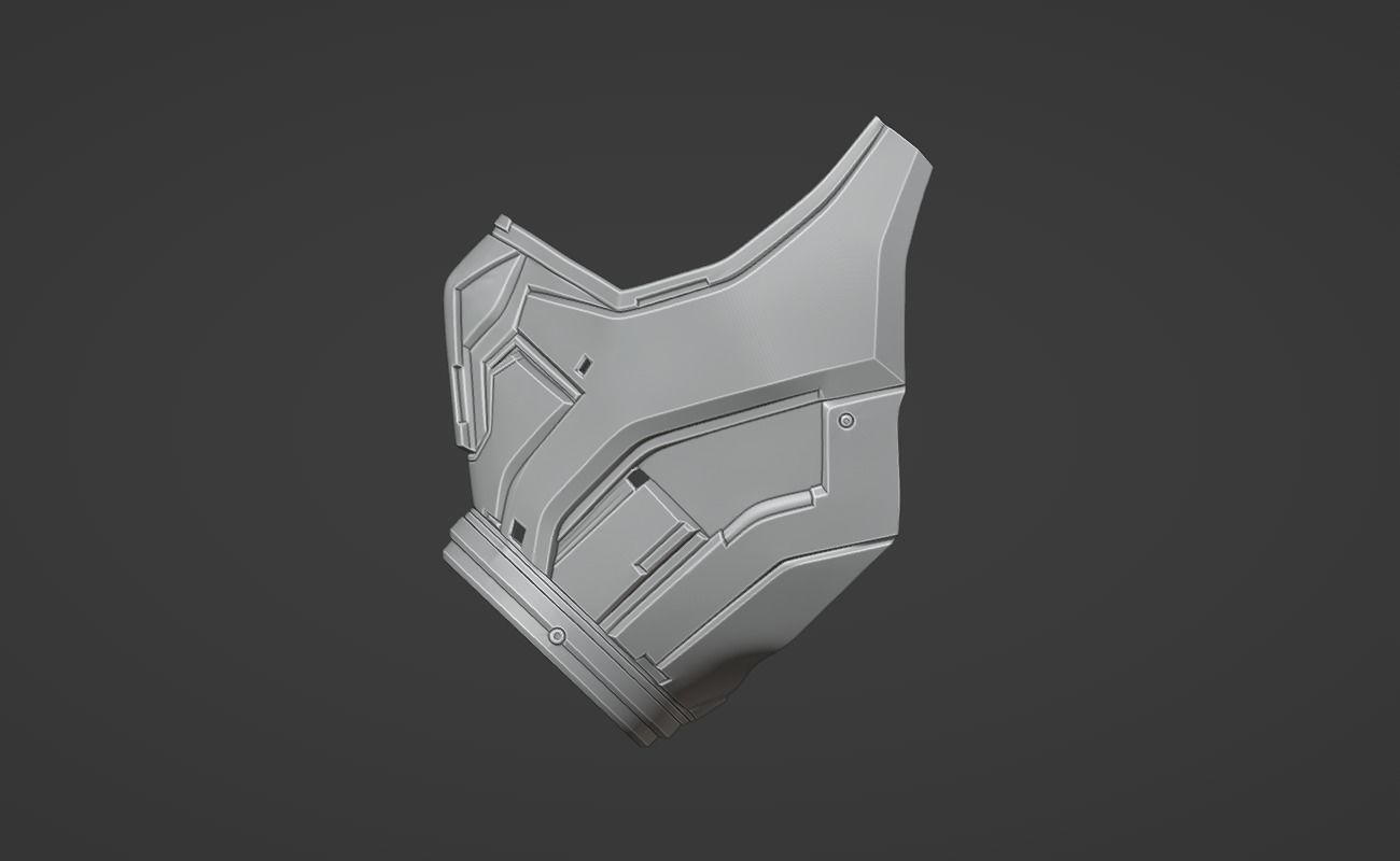 Smoke mask from MK1 - Undercover 3D print model_9