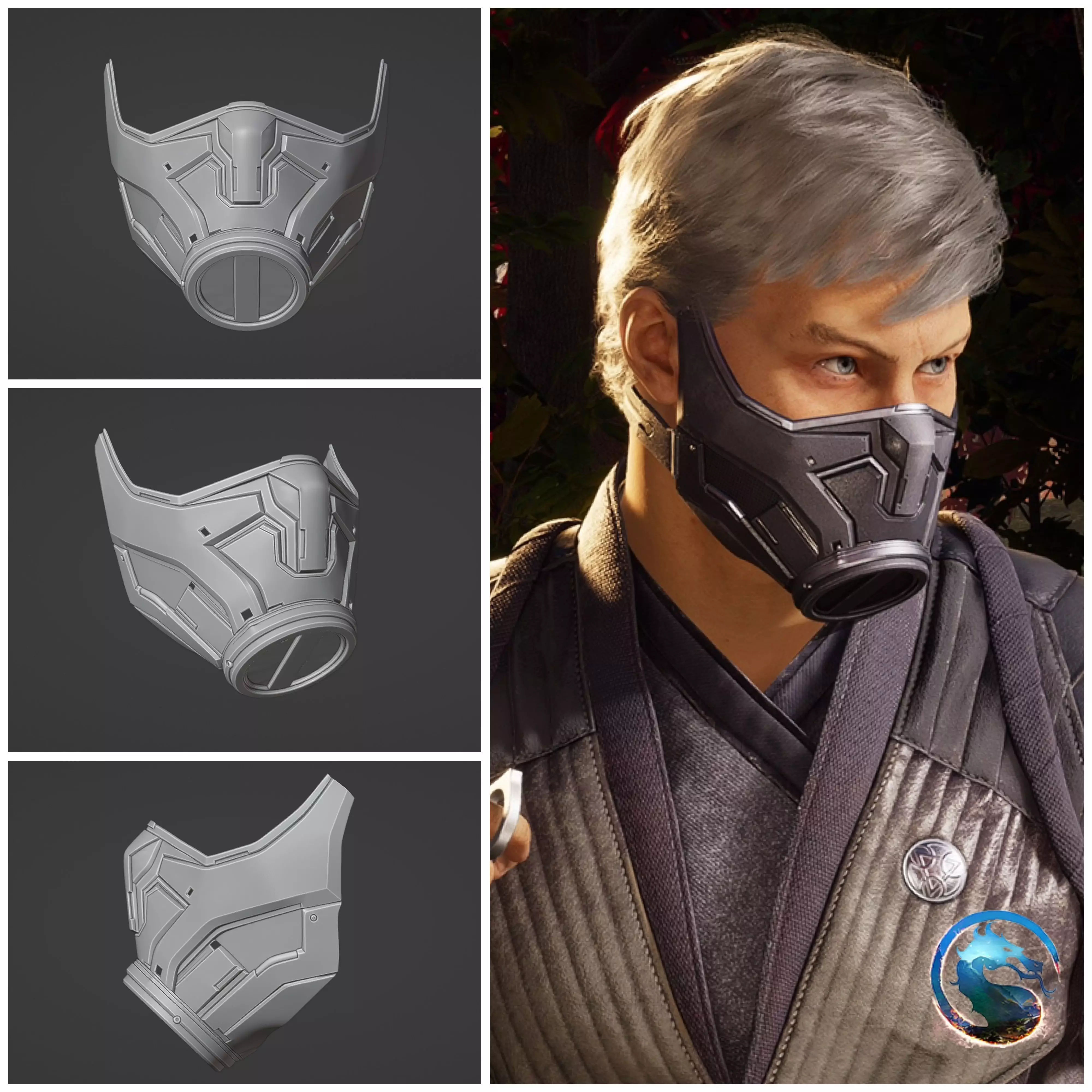 Smoke mask from MK1 - Undercover 3D print model_0