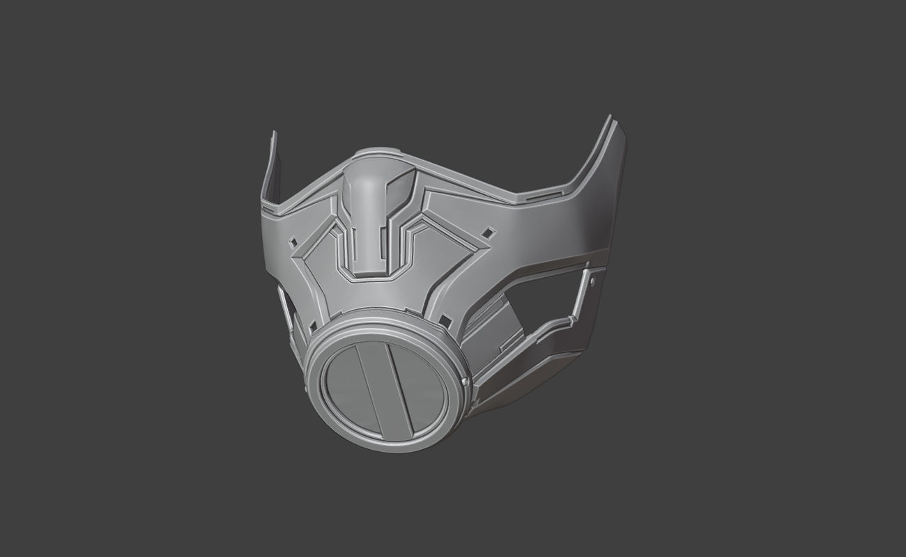 Smoke mask from MK1 - Undercover 3D print model_10