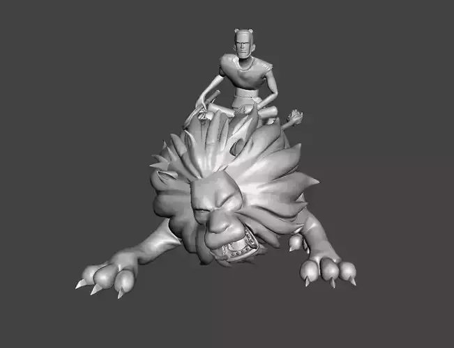 Mohji the Beast Tamer 3D Model