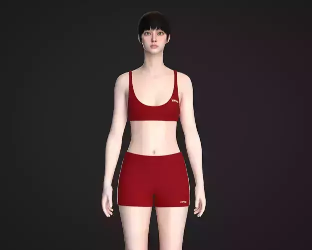 Ladies Bralette With Shorts