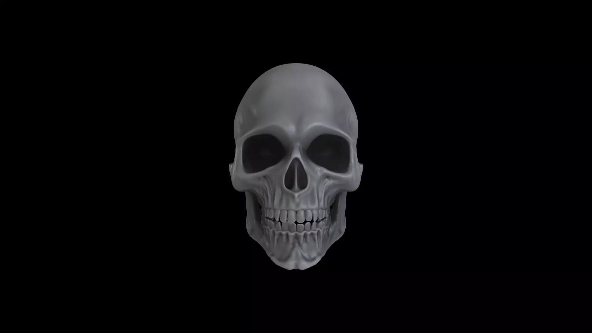 RANX-001 Rigged Skull Head 3D model_0